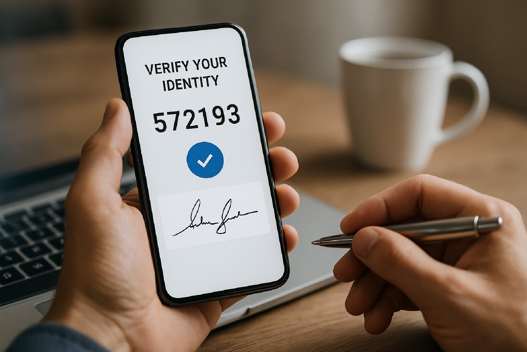 אימות זהות בחתימה אלקטרונית: SMS, קוד חד־פעמי וזיהוי מתקדם